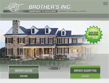 Tablet Screenshot of brotherselectric.com